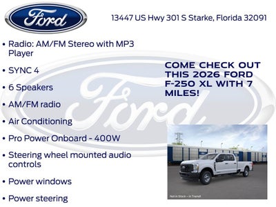 2026 Ford F-250SD XL 600A