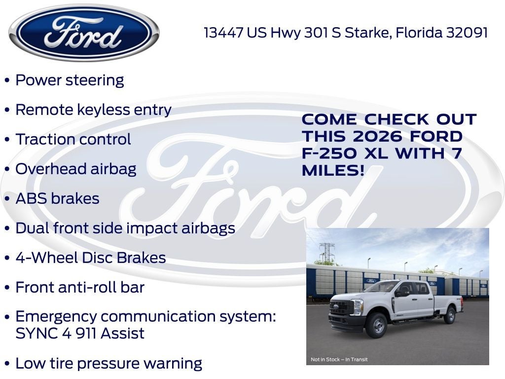 2026 Ford F-250SD XL 600A