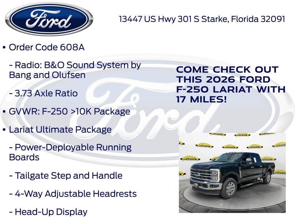 2026 Ford F-250SD Lariat 608A