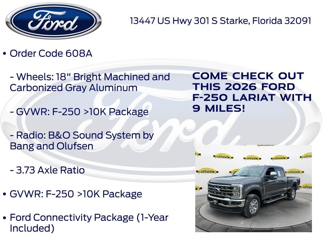 2026 Ford F-250SD Lariat 608A