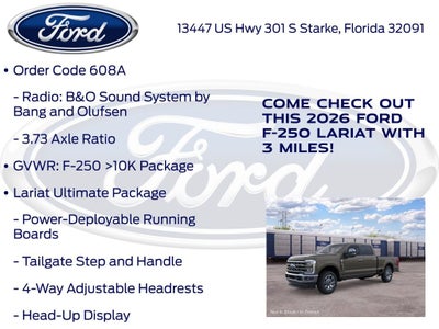 2026 Ford F-250SD Lariat 608A