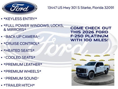 2026 Ford F-250SD Platinum 703A