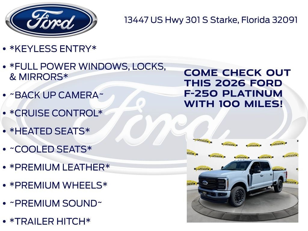 2026 Ford F-250SD Platinum 703A