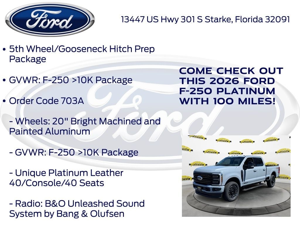 2026 Ford F-250SD Platinum 703A