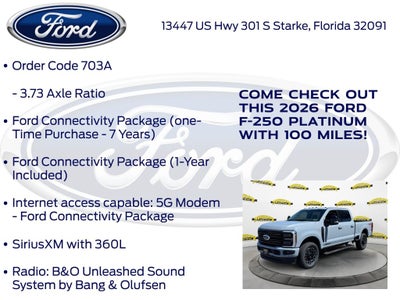 2026 Ford F-250SD Platinum 703A