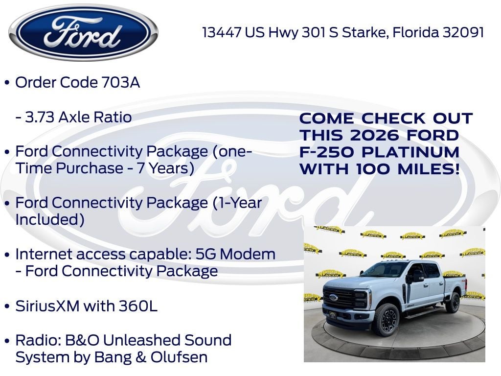 2026 Ford F-250SD Platinum 703A
