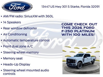 2026 Ford F-250SD Platinum 703A