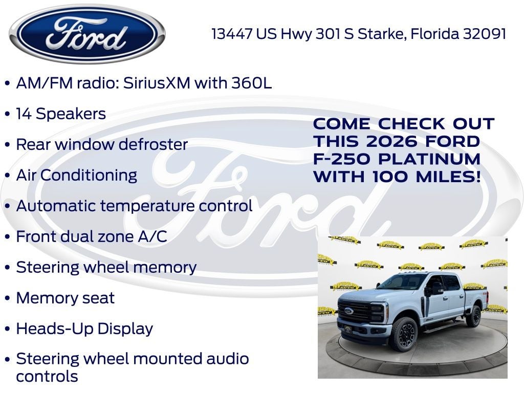 2026 Ford F-250SD Platinum 703A