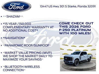 2026 Ford F-250SD Platinum 703A