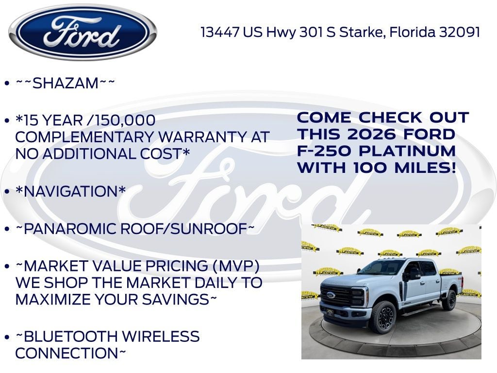 2026 Ford F-250SD Platinum 703A