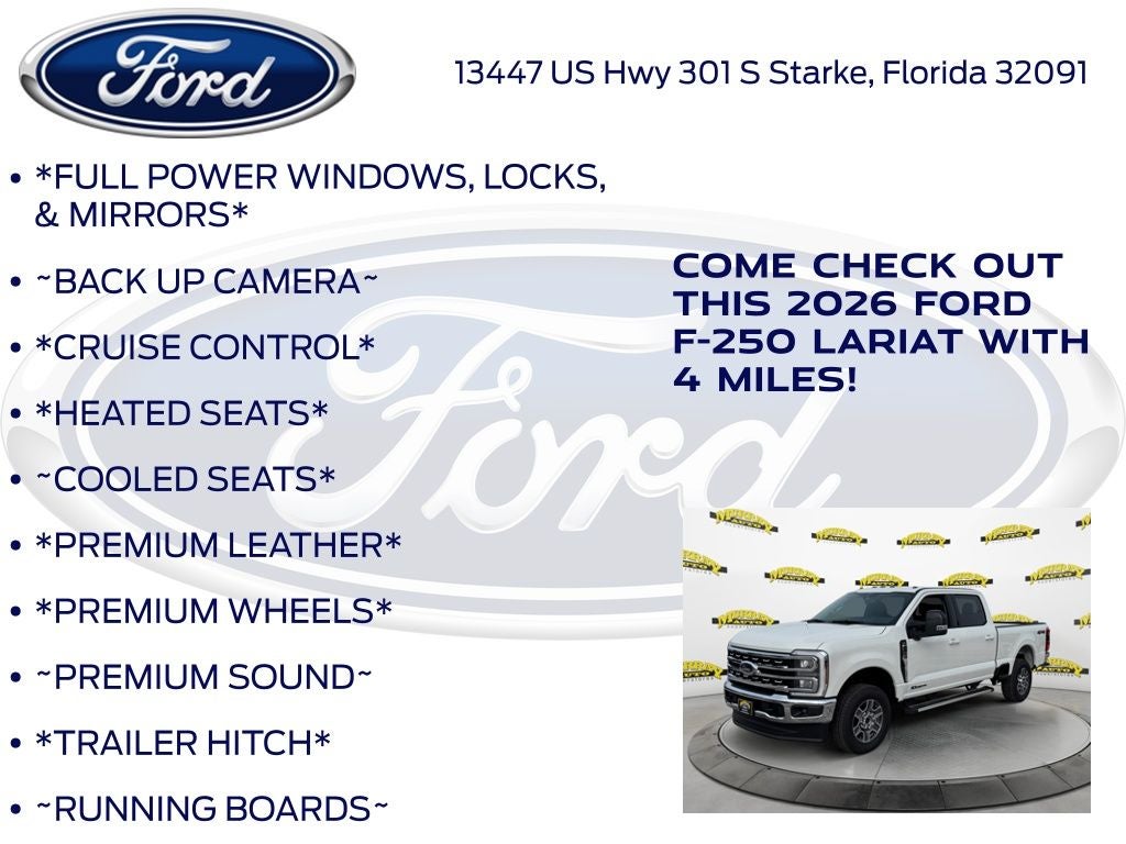 2026 Ford F-250SD Lariat 608A