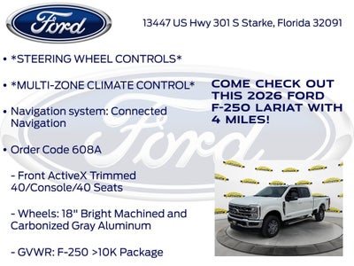 2026 Ford F-250SD Lariat 608A