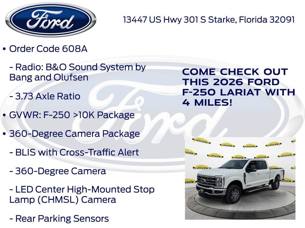 2026 Ford F-250SD Lariat 608A