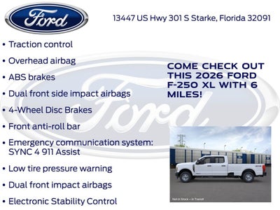 2026 Ford F-250SD XL 600A