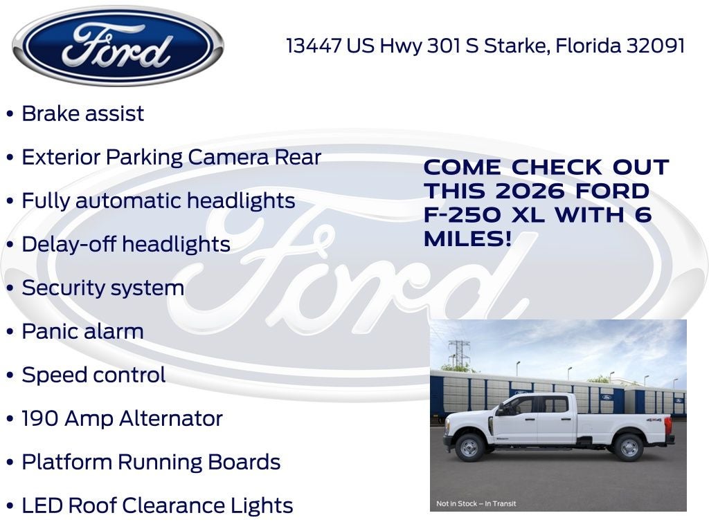 2026 Ford F-250SD XL 600A