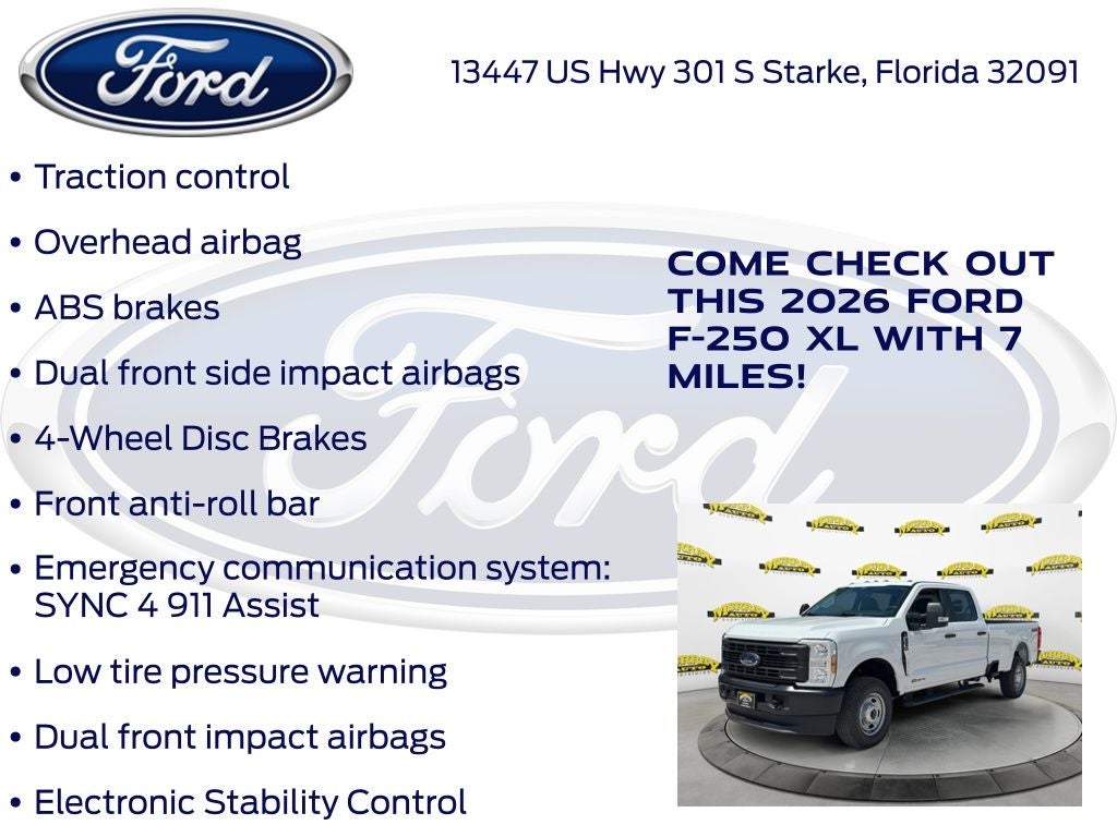 2026 Ford F-250SD XL 600A