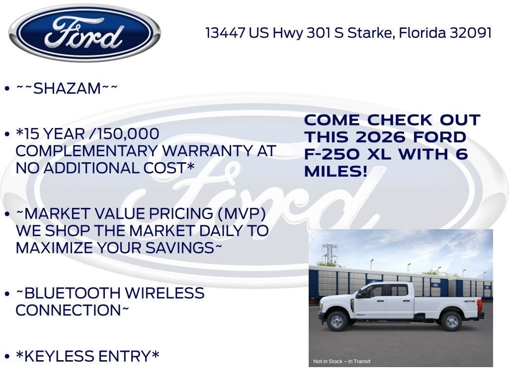 2026 Ford F-250SD XL 600A