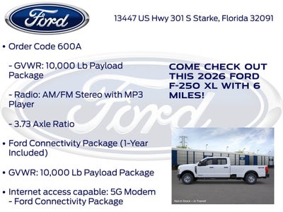 2026 Ford F-250SD XL 600A