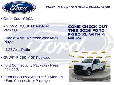 2026 Ford F-250SD XL 600A