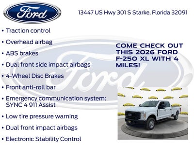 2026 Ford F-250SD XL 600A