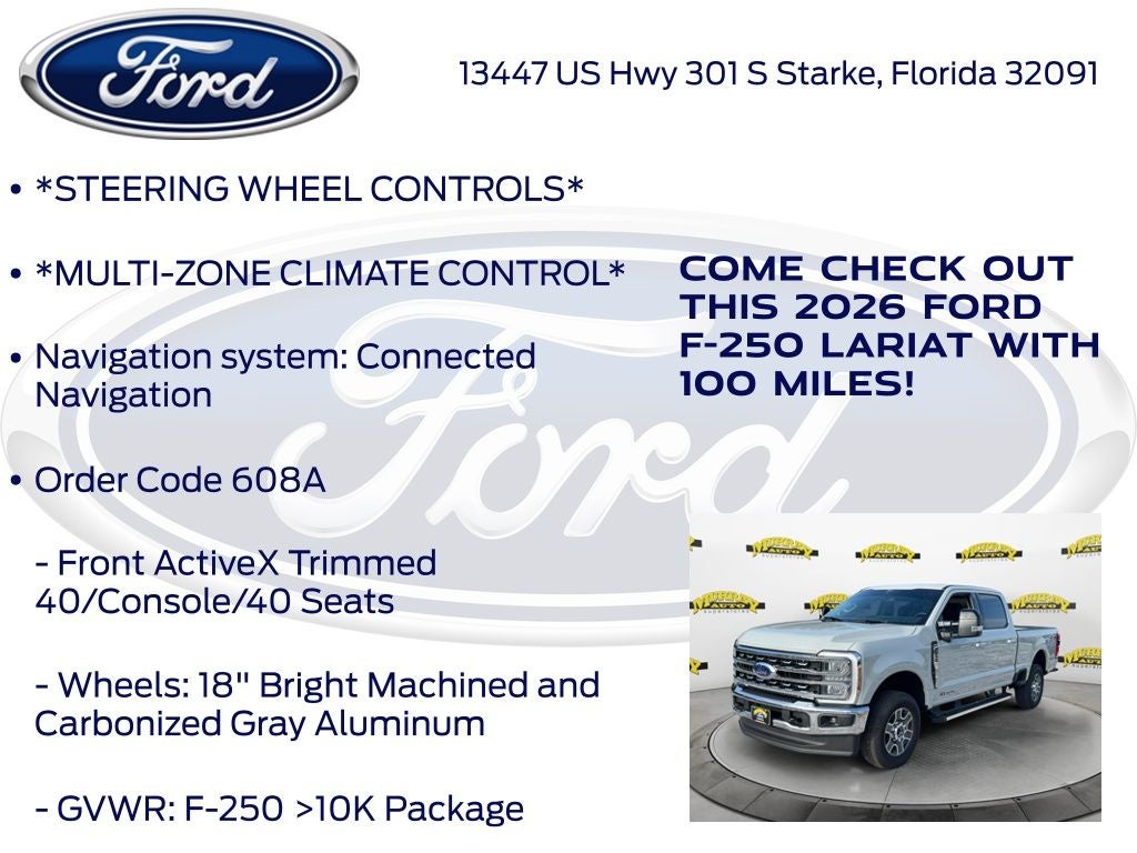 2026 Ford F-250SD Lariat 608A
