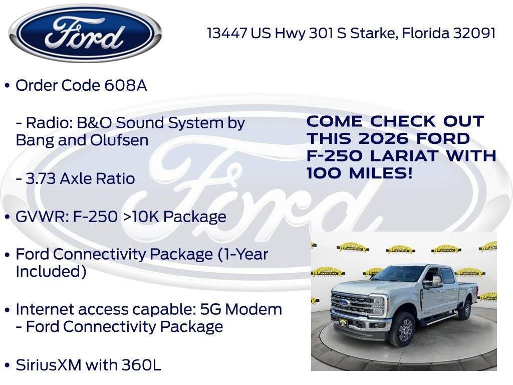2026 Ford F-250SD Lariat 608A
