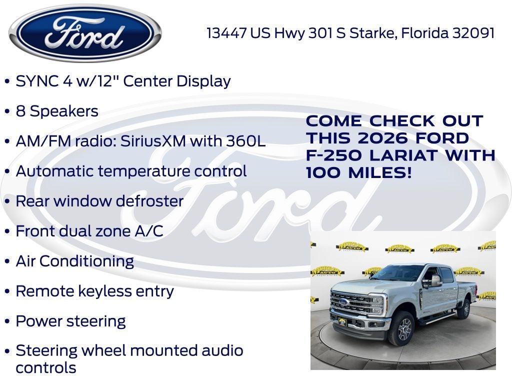 2026 Ford F-250SD Lariat 608A