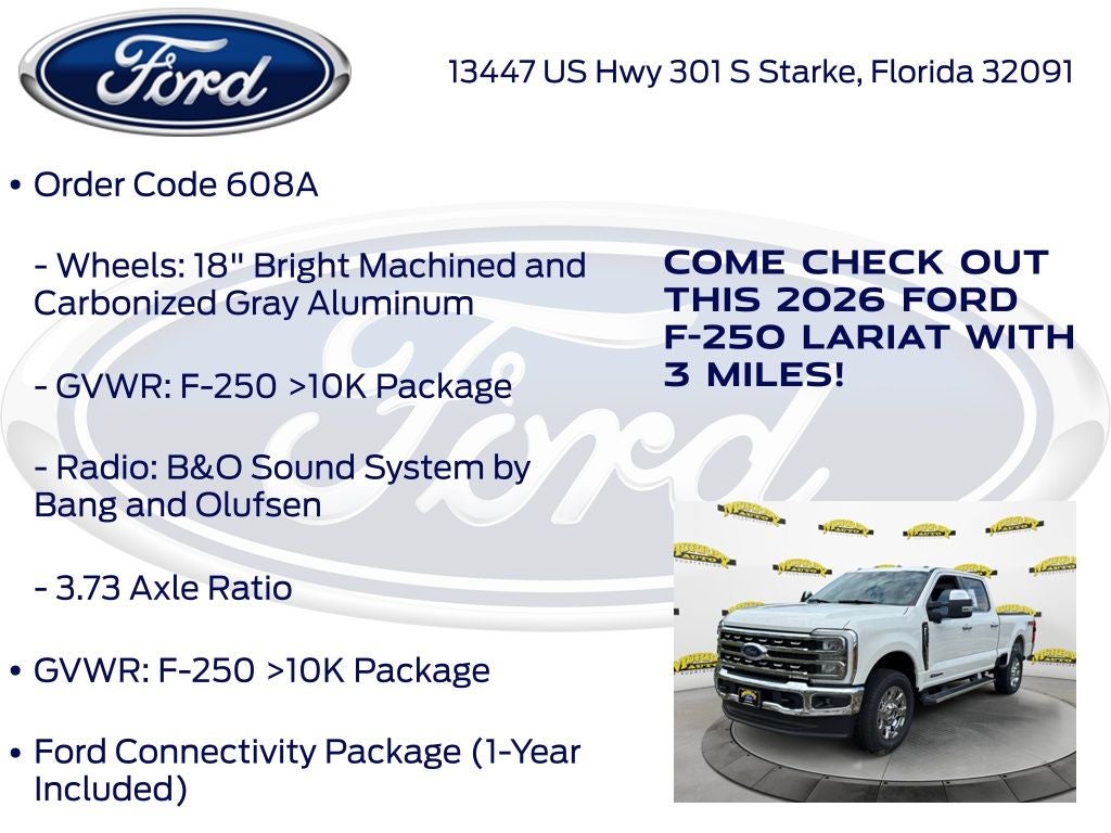 2026 Ford F-250SD Lariat 608A