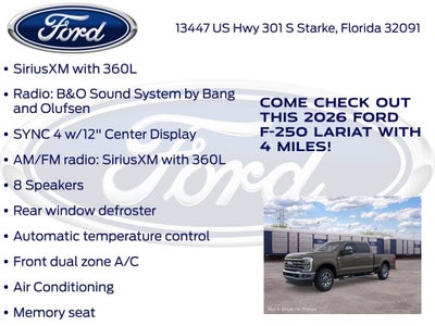 2026 Ford F-250SD Lariat 608A
