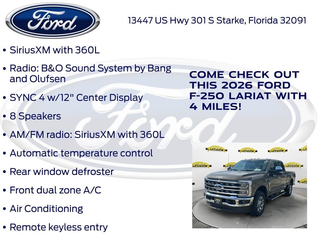 2026 Ford F-250SD Lariat 608A