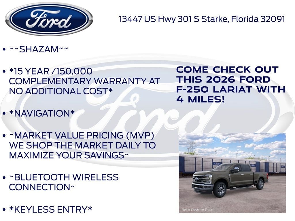 2026 Ford F-250SD Lariat 608A