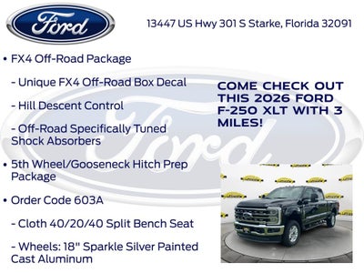 2026 Ford F-250SD XLT 603A