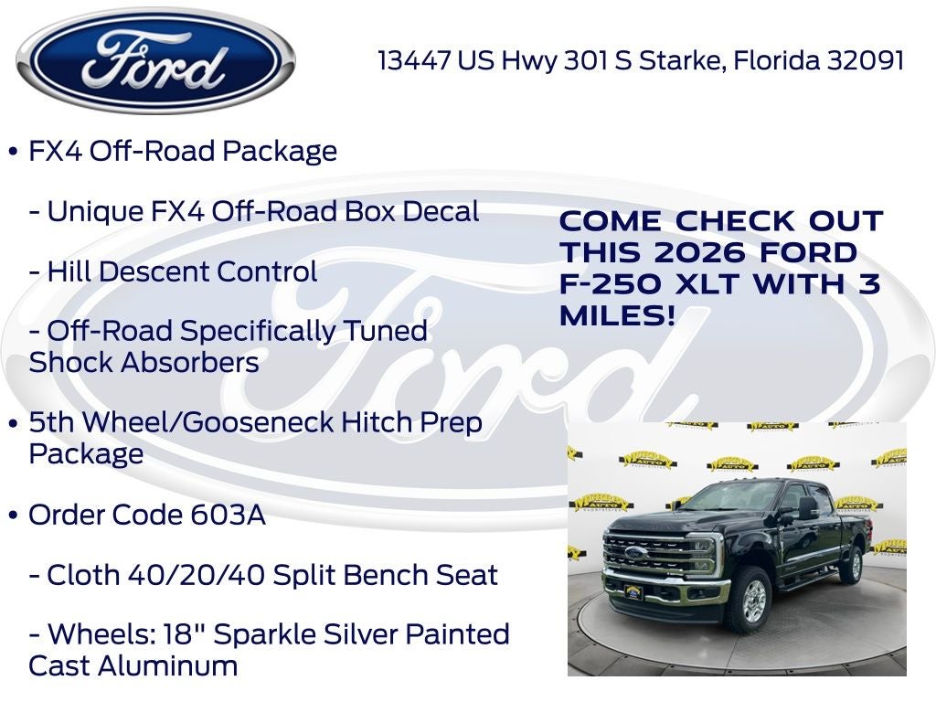 2026 Ford F-250SD XLT 603A