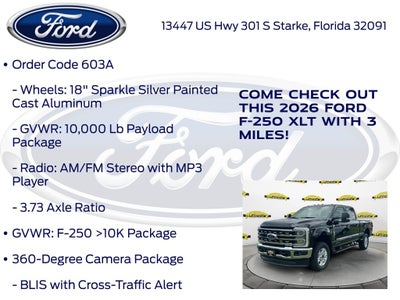 2026 Ford F-250SD XLT 603A