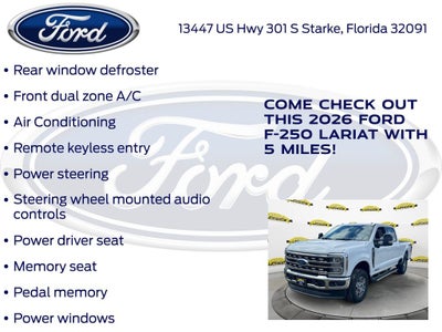 2026 Ford F-250SD Lariat 608A