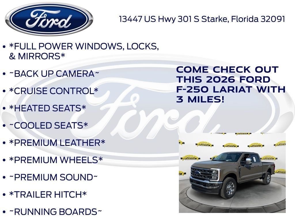 2026 Ford F-250SD Lariat 608A