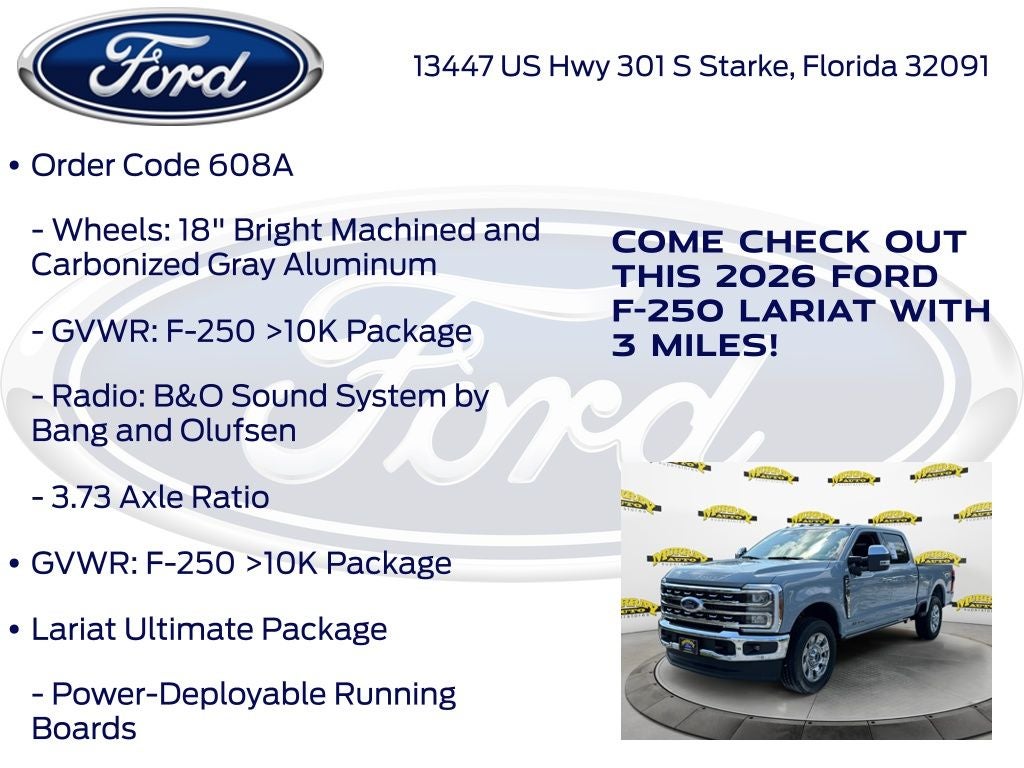 2026 Ford F-250SD Lariat 608A