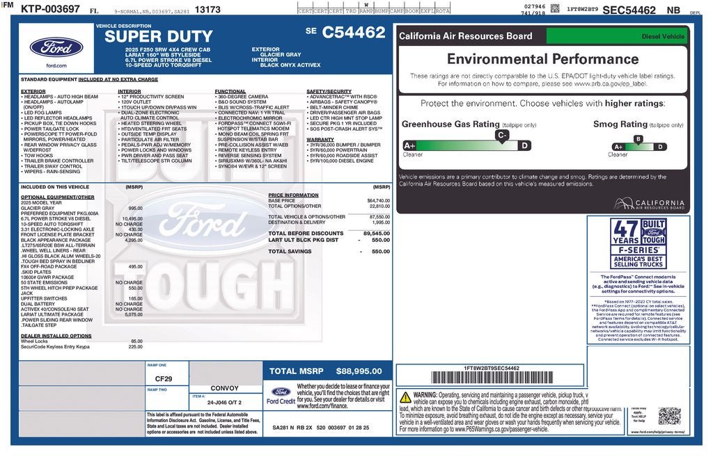 2025 Ford F-250SD Lariat