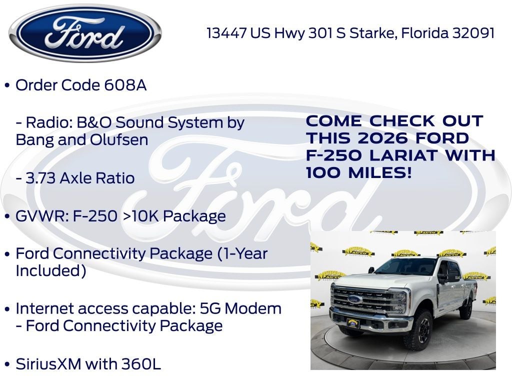 2026 Ford F-250SD Lariat 608A