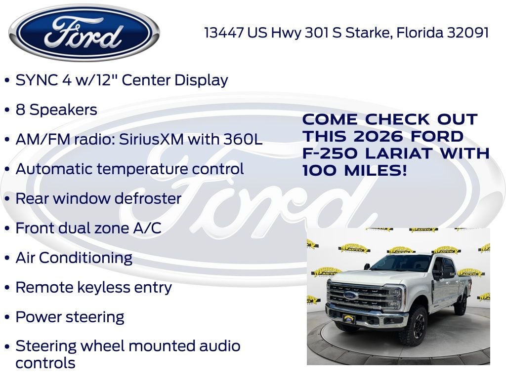 2026 Ford F-250SD Lariat 608A