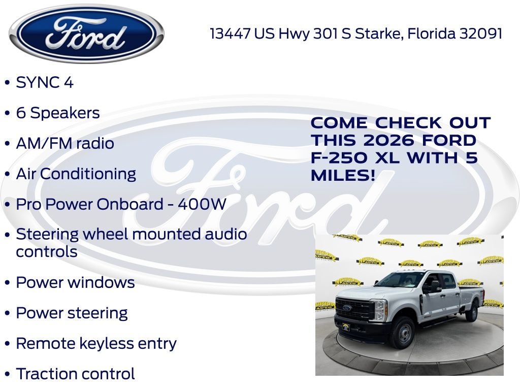 2026 Ford F-250SD XL 600A