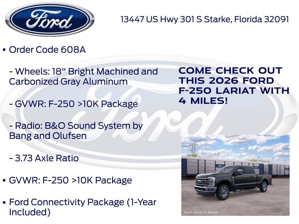 2026 Ford F-250SD Lariat 608A
