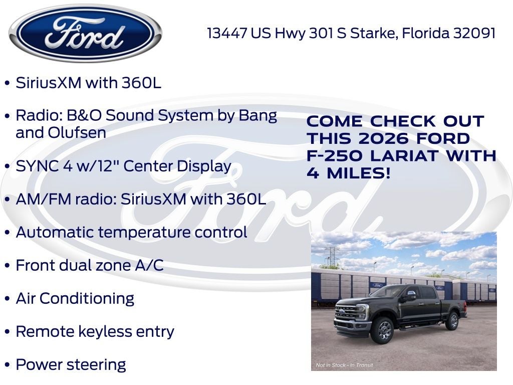 2026 Ford F-250SD Lariat 608A