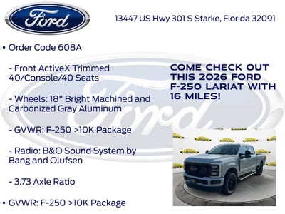 2026 Ford F-250SD Lariat 608A