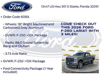 2026 Ford F-250SD Lariat 608A