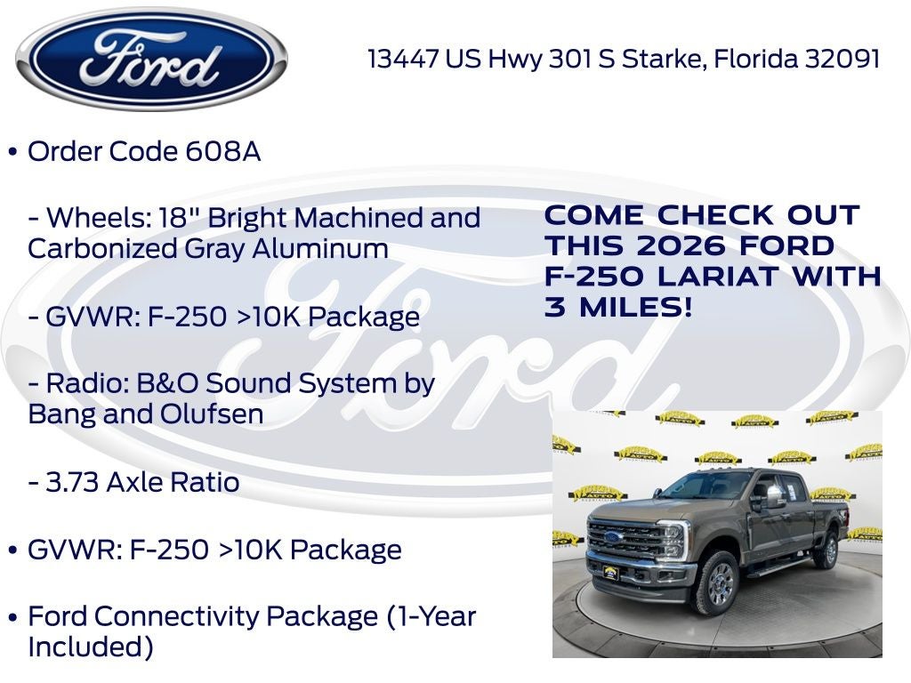 2026 Ford F-250SD Lariat 608A