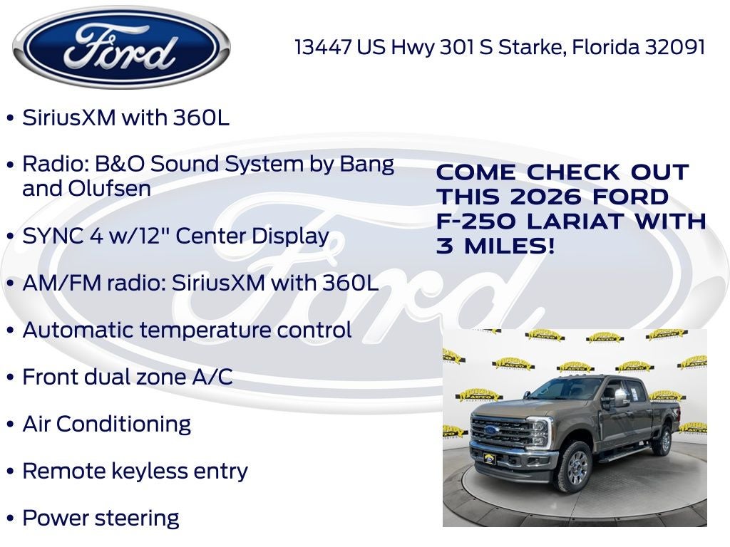 2026 Ford F-250SD Lariat 608A