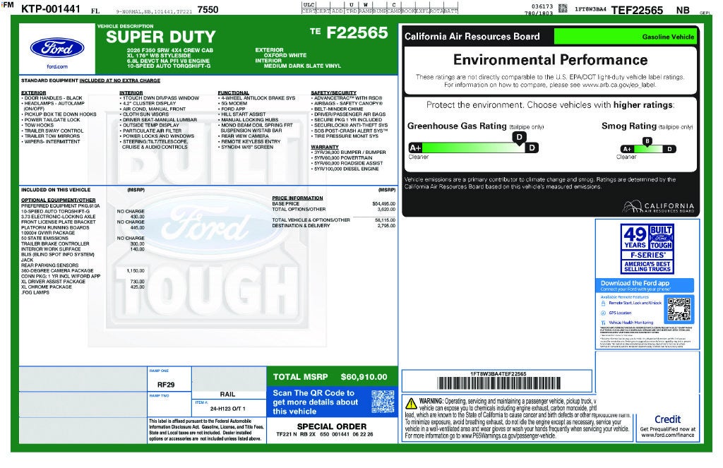 2026 Ford F-350SD XL 610A
