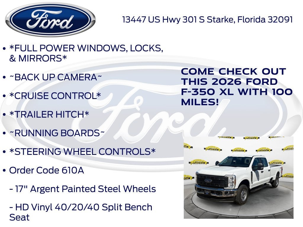 2026 Ford F-350SD XL 610A