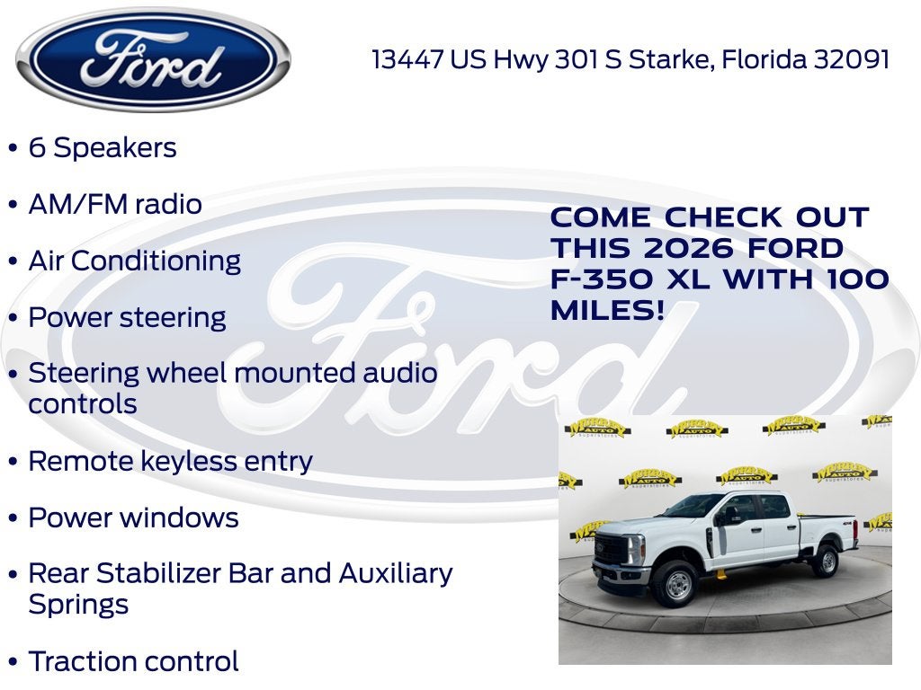 2026 Ford F-350SD XL 610A
